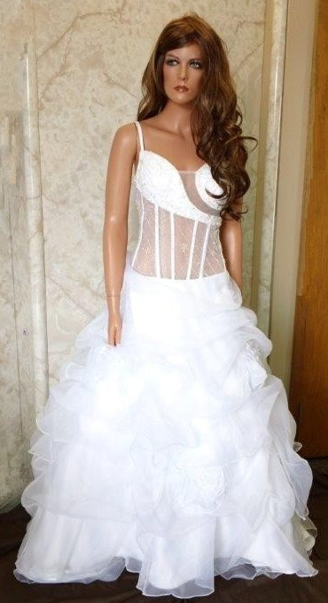 See Through Wedding Dresses
 See through corset wedding dress