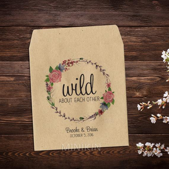 Seed Packet Wedding Favors
 Flower Seed Packets Wedding Favors Seed Packet by MinikinGifts