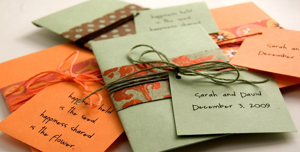 Seed Packet Wedding Favors
 Seed Packet Wedding Favors