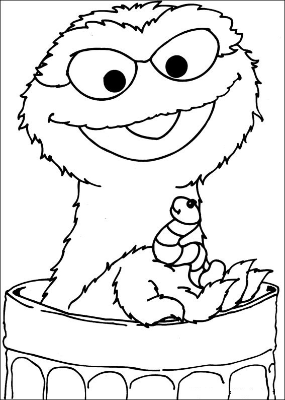 Sesame Street Printable Coloring Pages
 Free Printable Sesame Street Coloring Pages For Kids