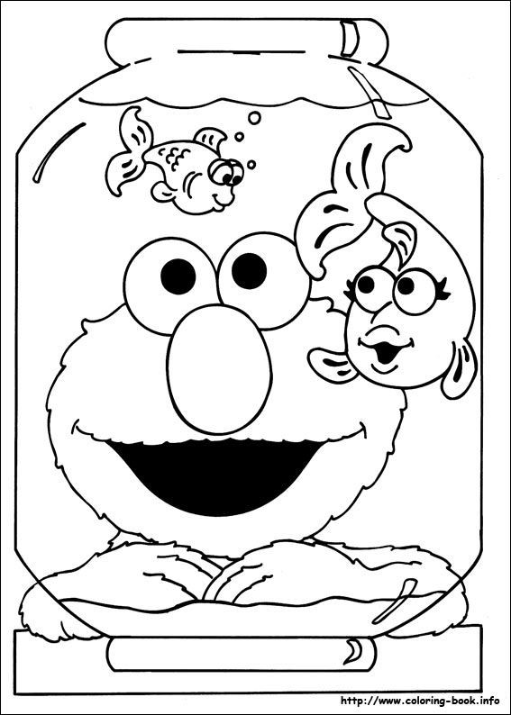 Sesame Street Printable Coloring Pages
 Sesame Street coloring picture