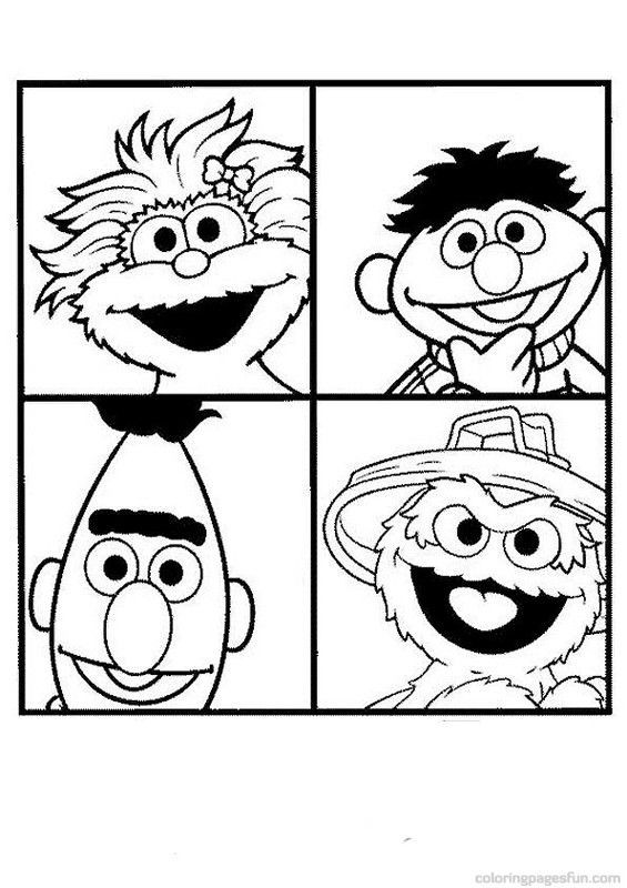 Sesame Street Printable Coloring Pages
 13 best Coloring Pages Sesame Street images on Pinterest