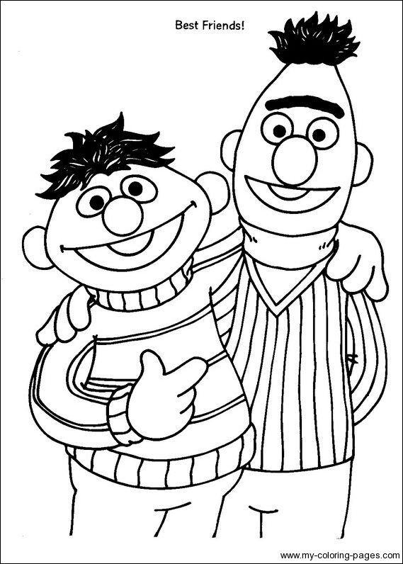 Sesame Street Printable Coloring Pages
 Printable Sesame Street Characters Coloring Pages