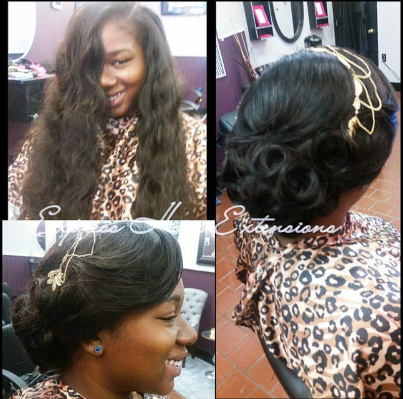Sew In Updo Hairstyles
 Sew in with elegant updo Perfect for a Prom wedding or