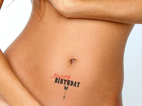 Sexual Birthday Wishes
 Birthday Temporary Tattoo Happy Birthday For Him For