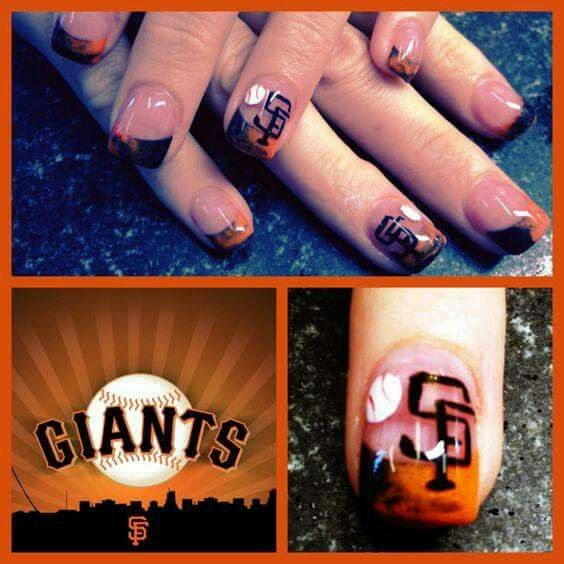 Sf Giants Nail Art
 17 best SF Giants Nails images on Pinterest