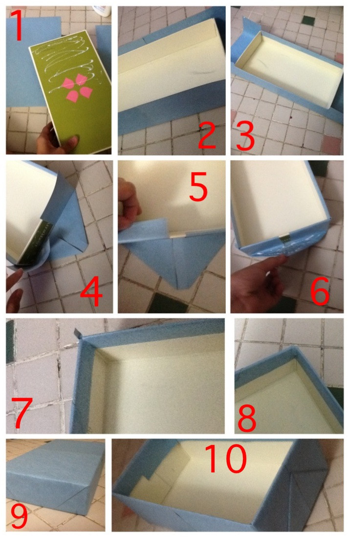 Shoe Box DIY
 DIY Storage Box…Using shoe box