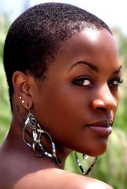 Short Black Female Haircuts
 Short Natural Hairstyle for Black Women