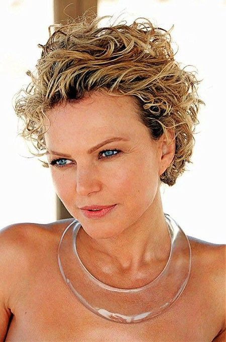 Short Hairstyles For Naturally Curly Hair Over 50
 50 Nice Short Blonde Curly Hairstyles 2017 – 2018 – Blonde