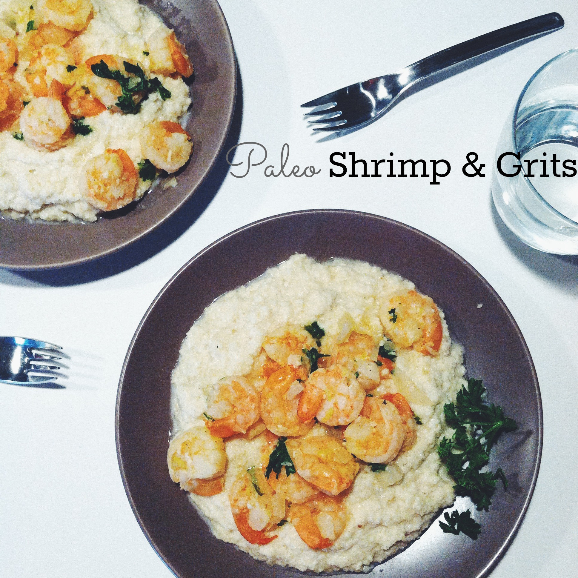 Shrimp And Cauliflower Grits
 Paleo Dinner Recipe Creole Shrimp with Cauliflower Grits