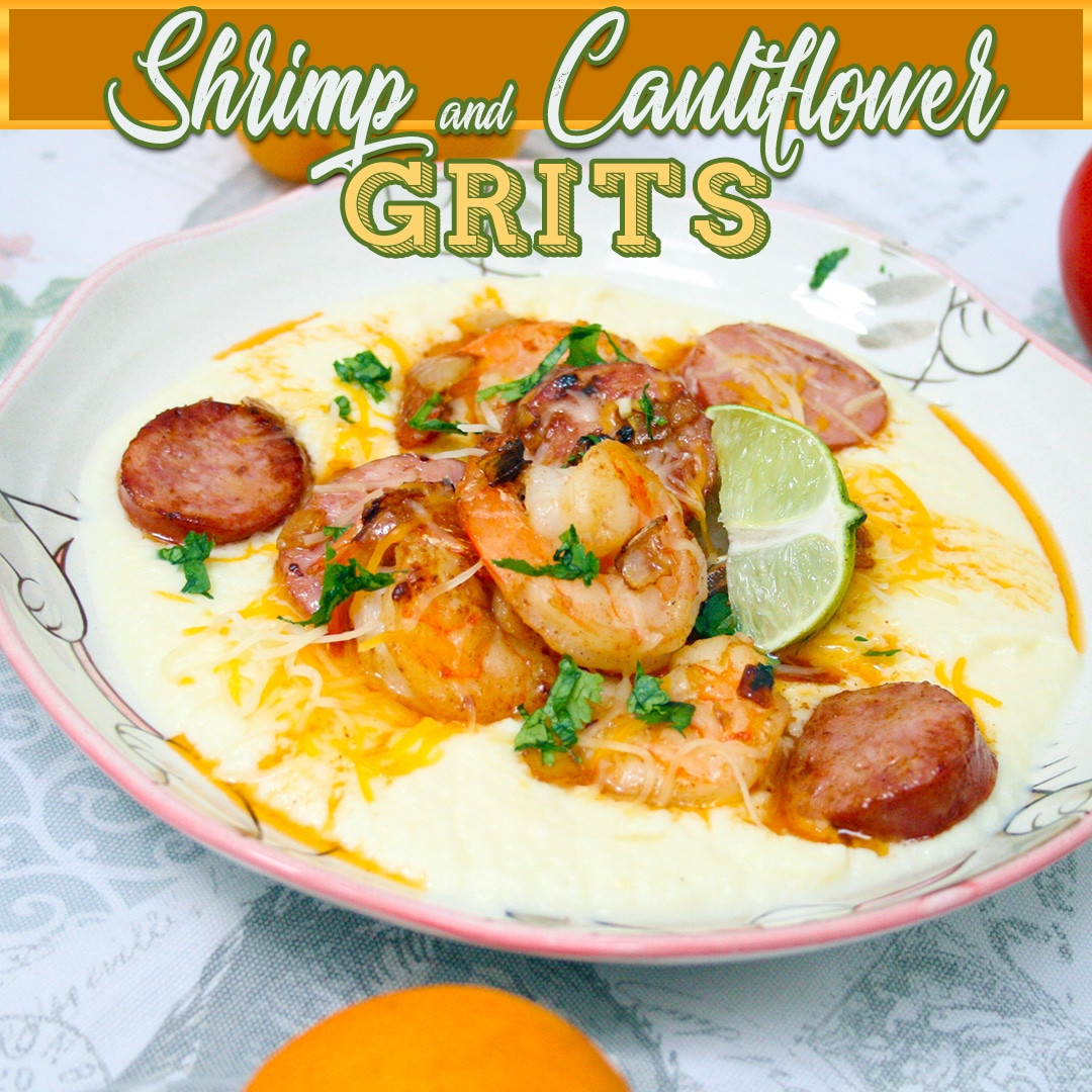 Shrimp And Cauliflower Grits
 Shrimp and Cauliflower Grits Recipe