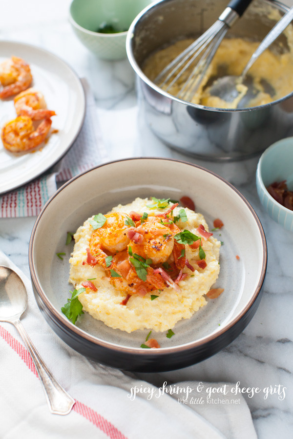 Shrimp And Cheese Grits Recipe
 Spicy Shrimp and Goat Cheese Grits