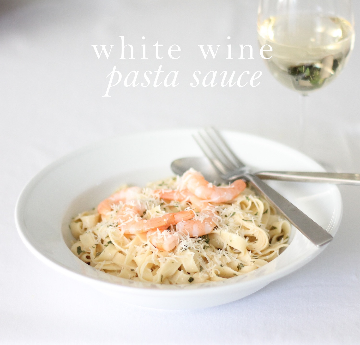 Shrimp And Scallop Pasta With White Wine Sauce
 White Wine Sauce Julie Blanner entertaining & design