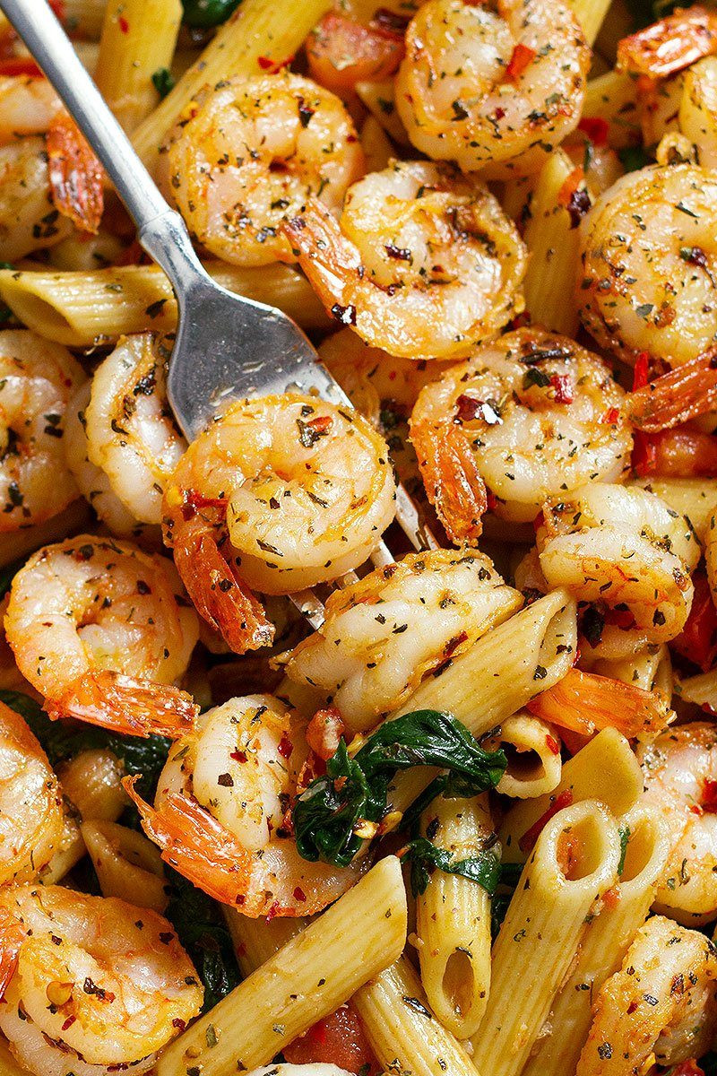 Shrimp Spinach Pasta Recipes
 Shrimp Pasta Recipe with Tomato and Spinach – Best Shrimp
