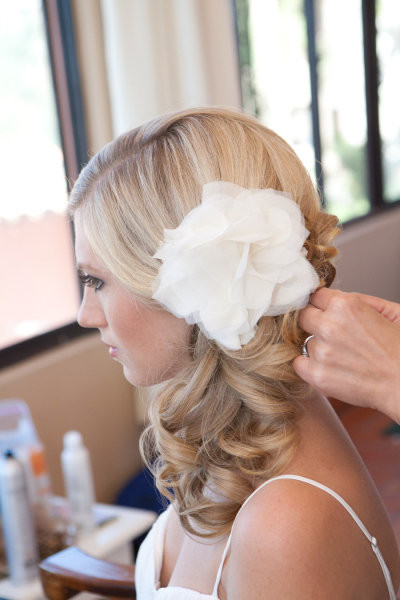 Side Ponytail Hairstyles For Wedding
 Life is a Sunset Wedding Wednesday