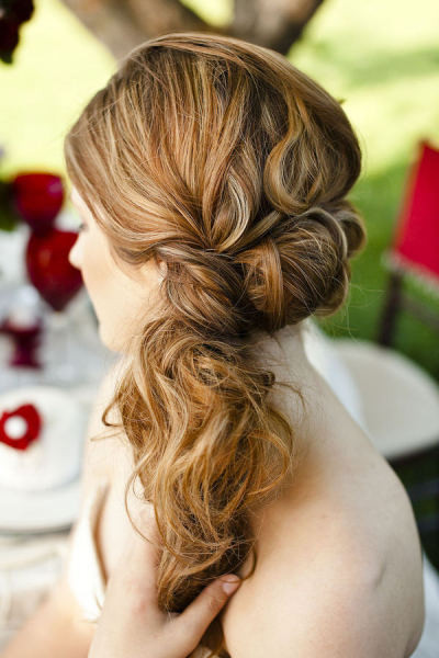 Side Ponytail Hairstyles For Wedding
 Life is a Sunset Wedding Wednesday