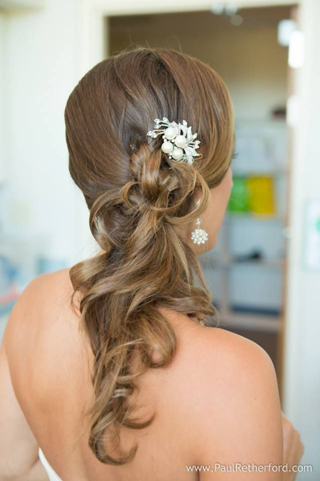 Side Ponytail Hairstyles For Wedding
 Wedding hair side ponytail Wedding Hairstyles
