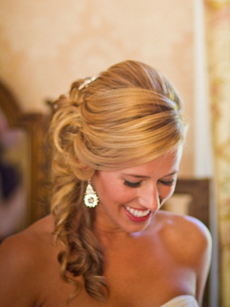 Side Swept Hairstyle For Wedding
 Side swept wedding hair