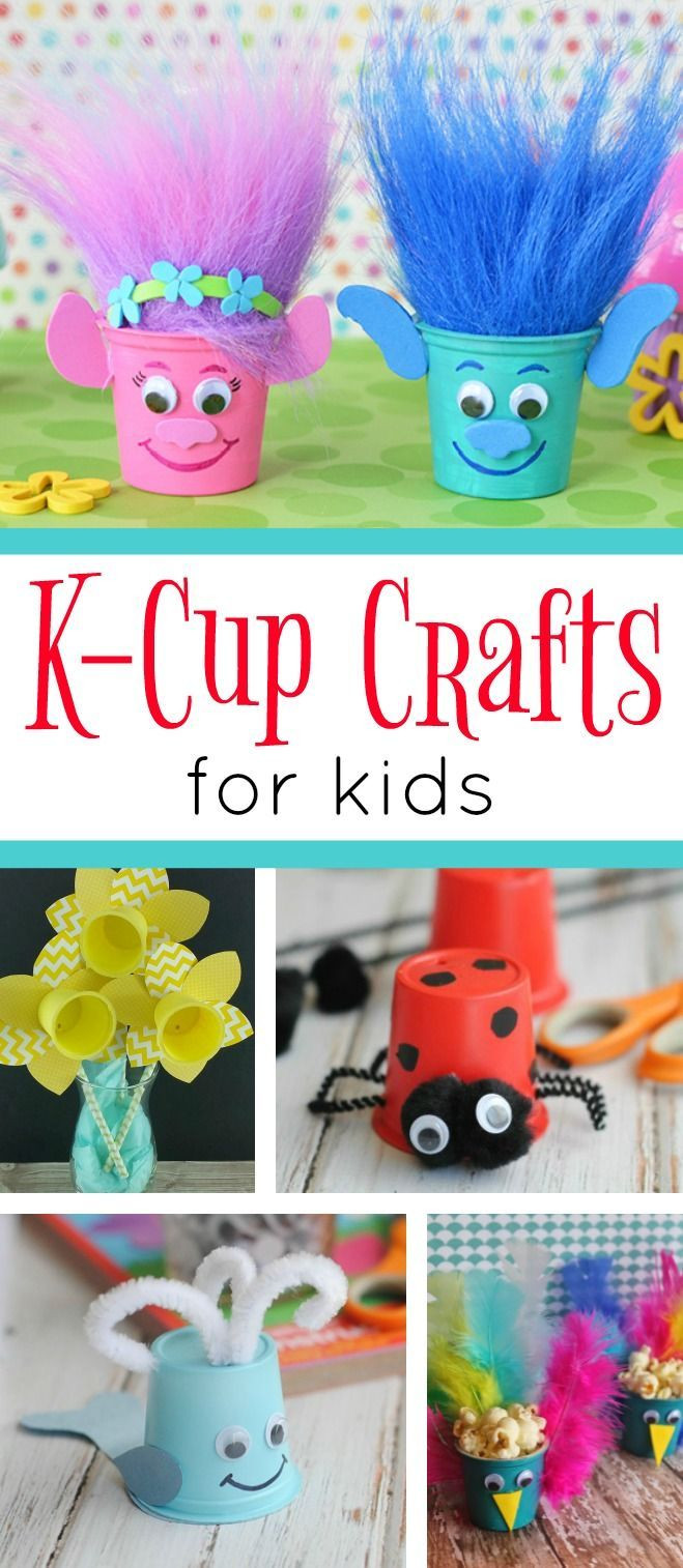 Simple Arts And Crafts For Toddlers
 A fun collection of K Cup Crafts for kids These cute and