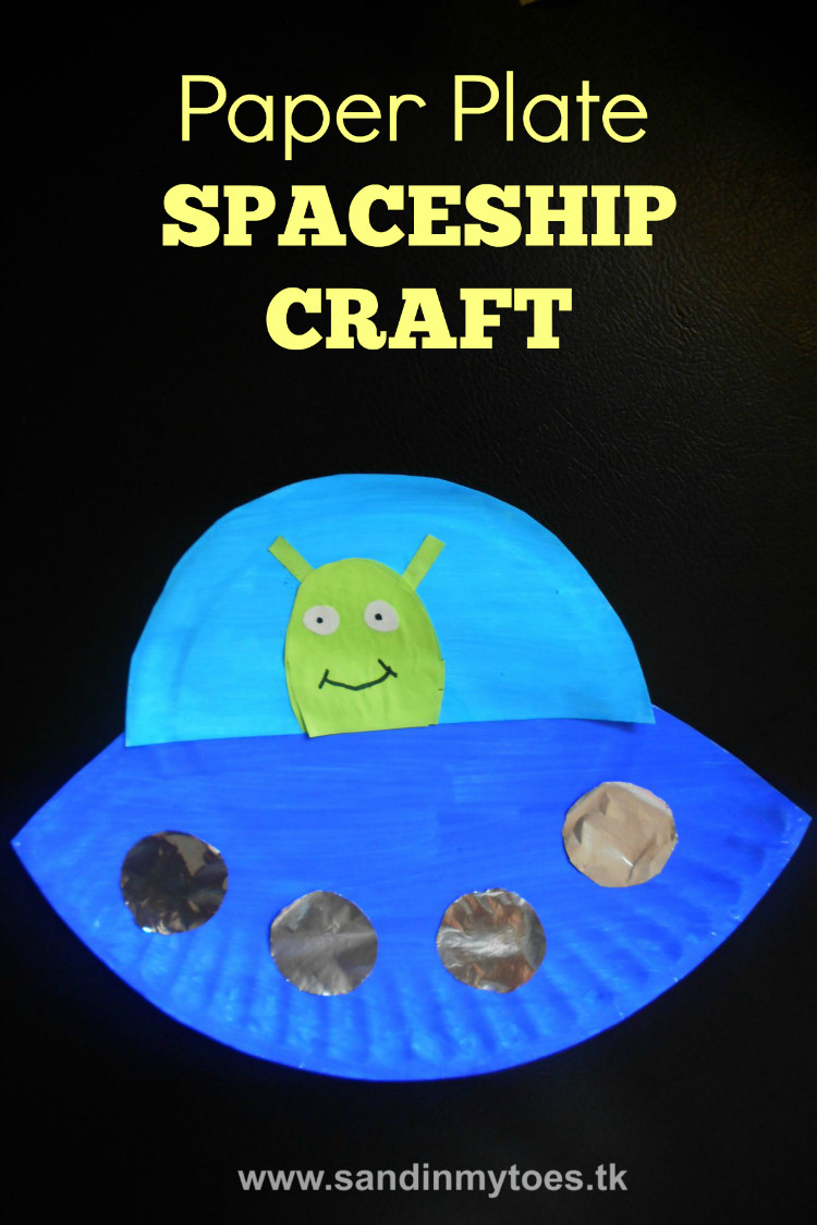 Simple Arts And Crafts For Toddlers
 Busy Hands Paper Plate Spaceship