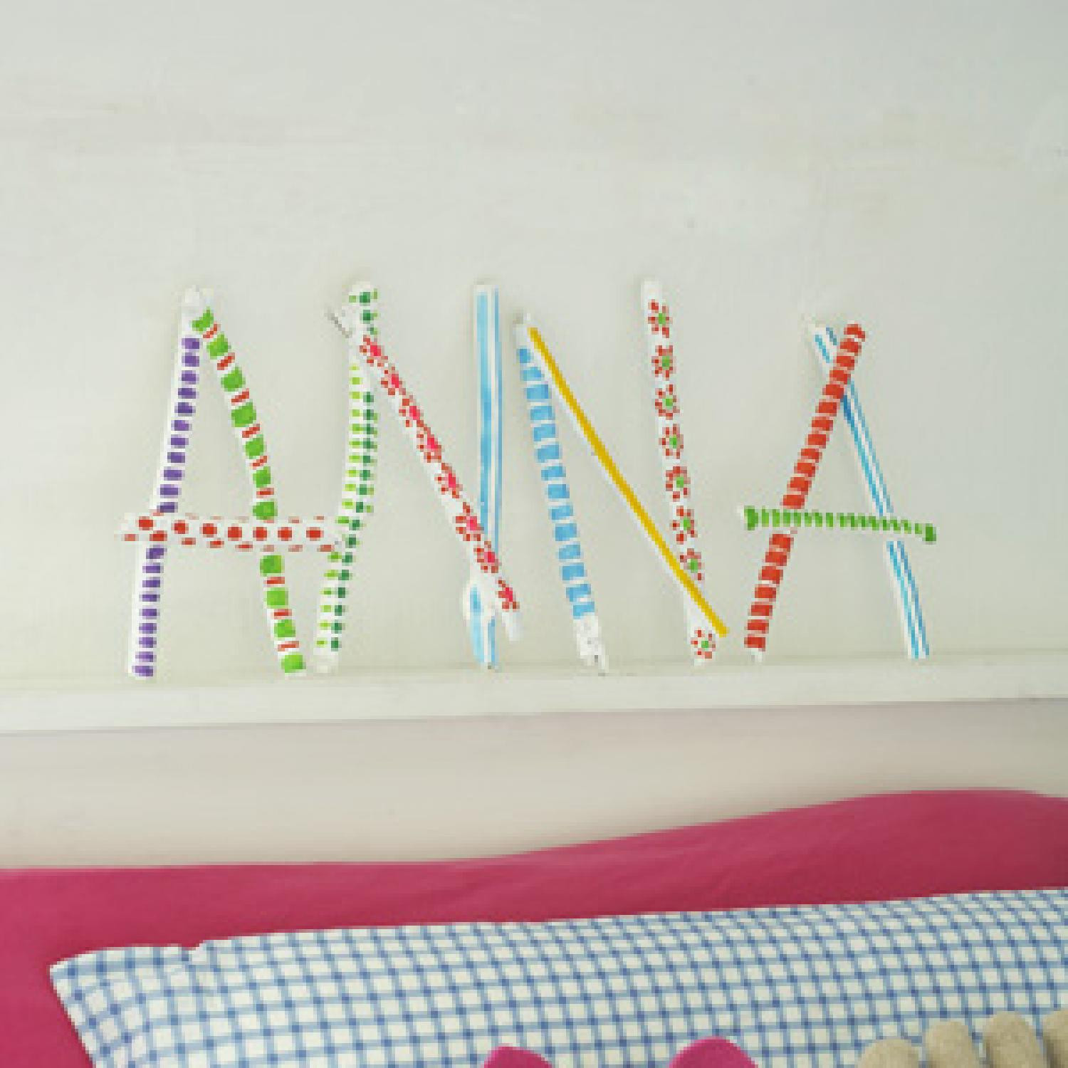 Simple Arts And Crafts For Toddlers
 Personalized Name Art Craft