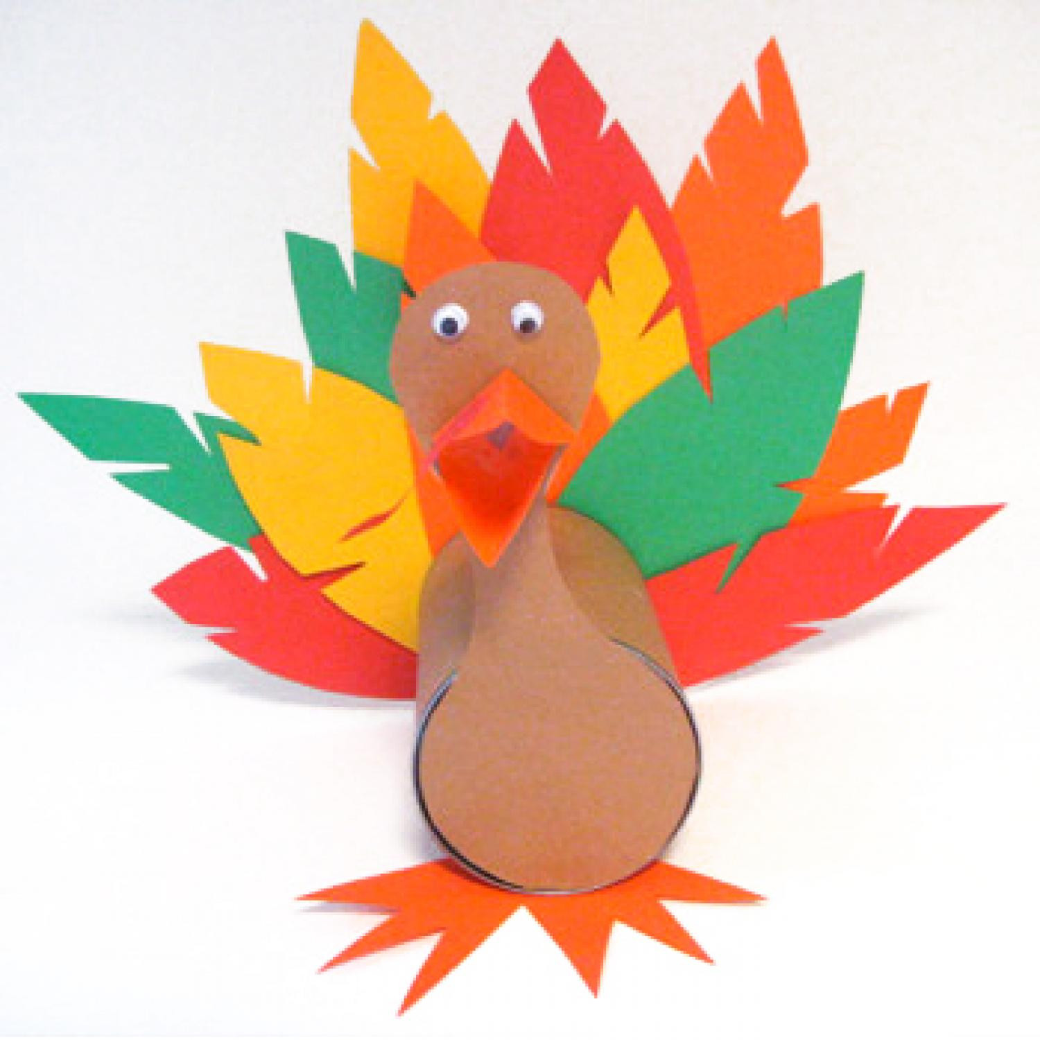 Simple Arts And Crafts For Toddlers
 Simple No Mess Thanksgiving Craft