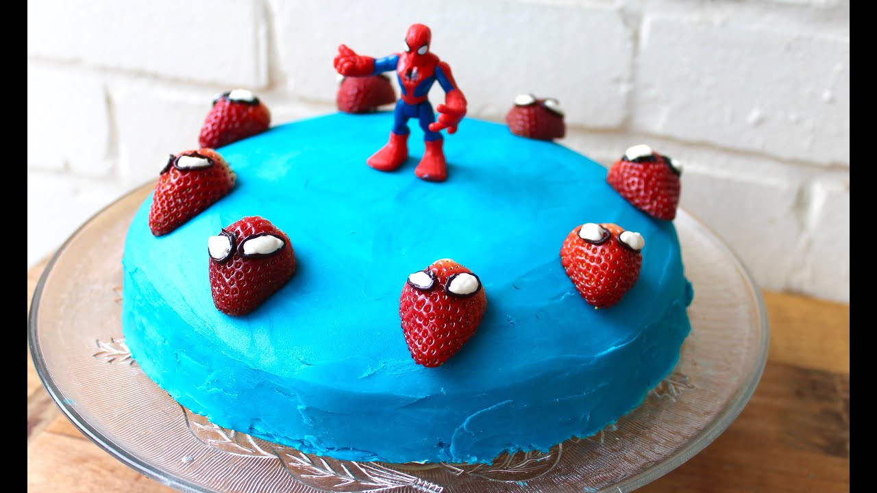 Simple Birthday Cakes
 Easy birthday cake idea How to make a Spiderman cake