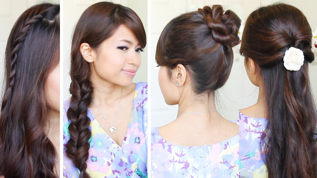 Simple But Cute Hairstyles
 Quick & Easy Back to School Hairstyles