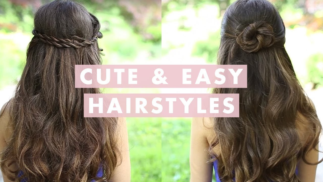 Simple But Cute Hairstyles
 Cute and Easy Hairstyles