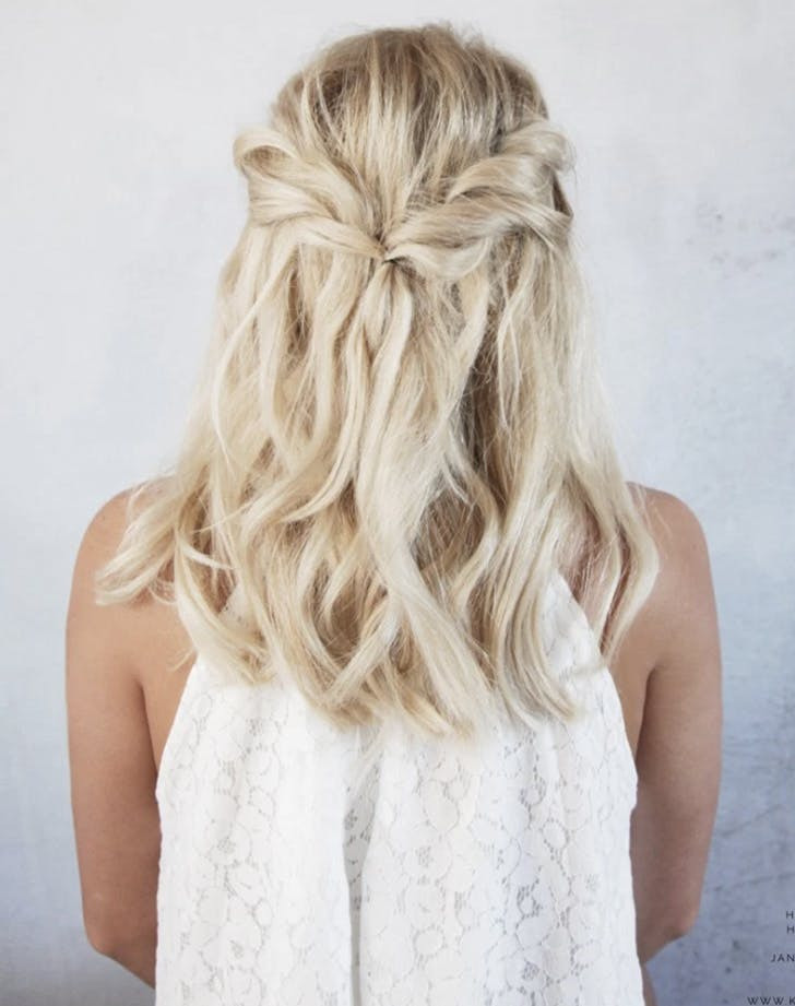 Simple Hairstyles For Wedding
 5 Easy Wedding Hairstyles for Brides PureWow Wedding