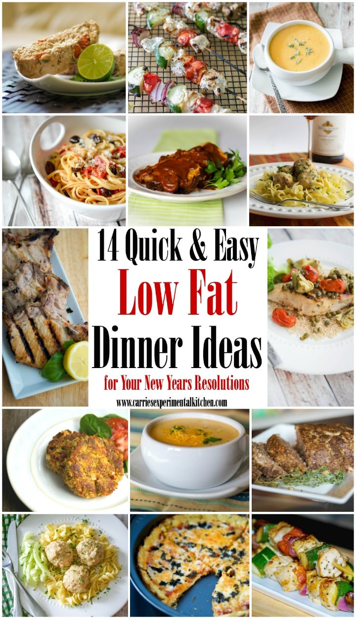 Simple Low Calorie Dinners
 14 Quick & Easy Low Fat Dinner Ideas for your New Years