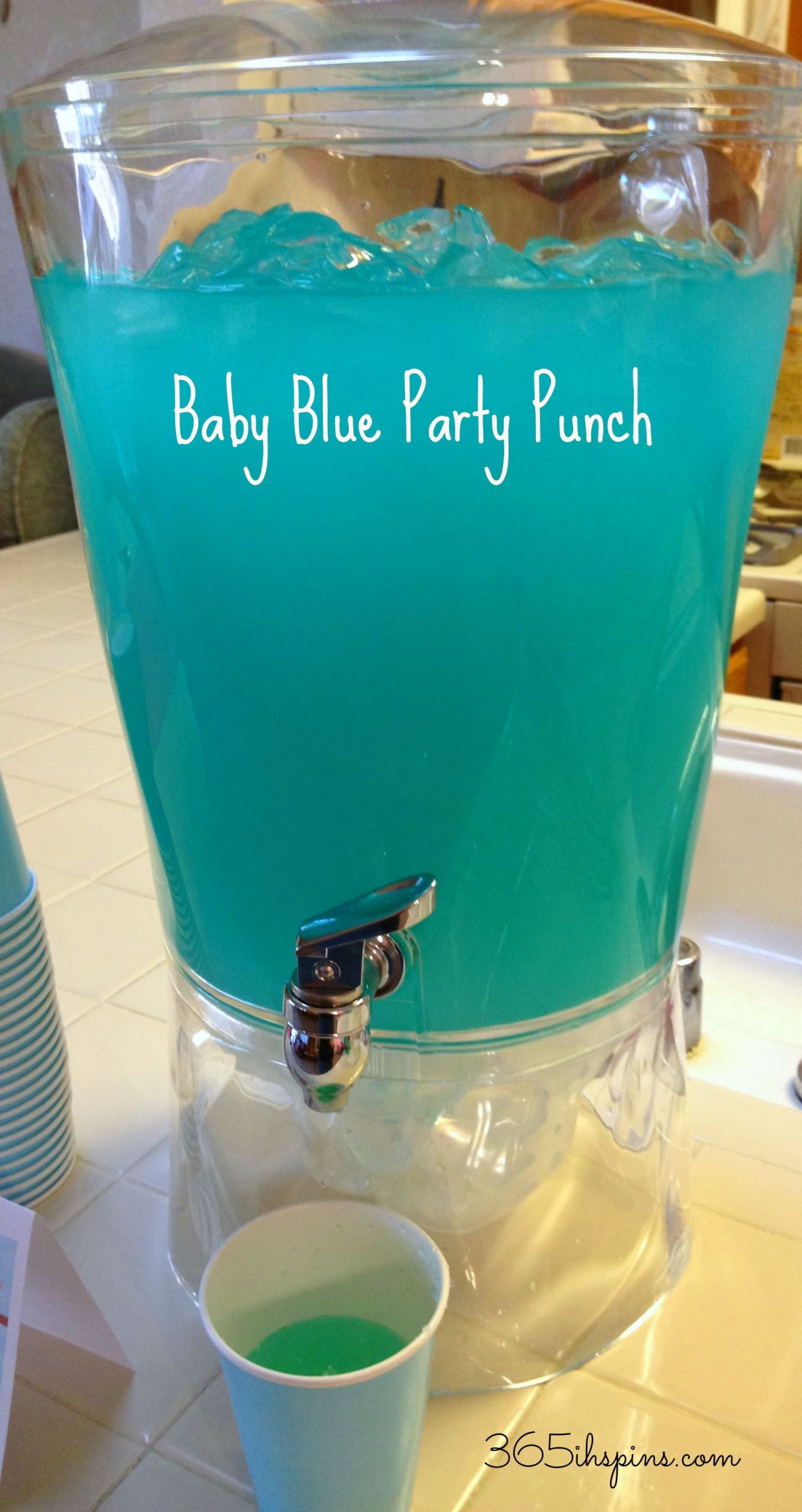 Simple Punch Recipes For Baby Showers
 Blue Punch For Baby Shower
