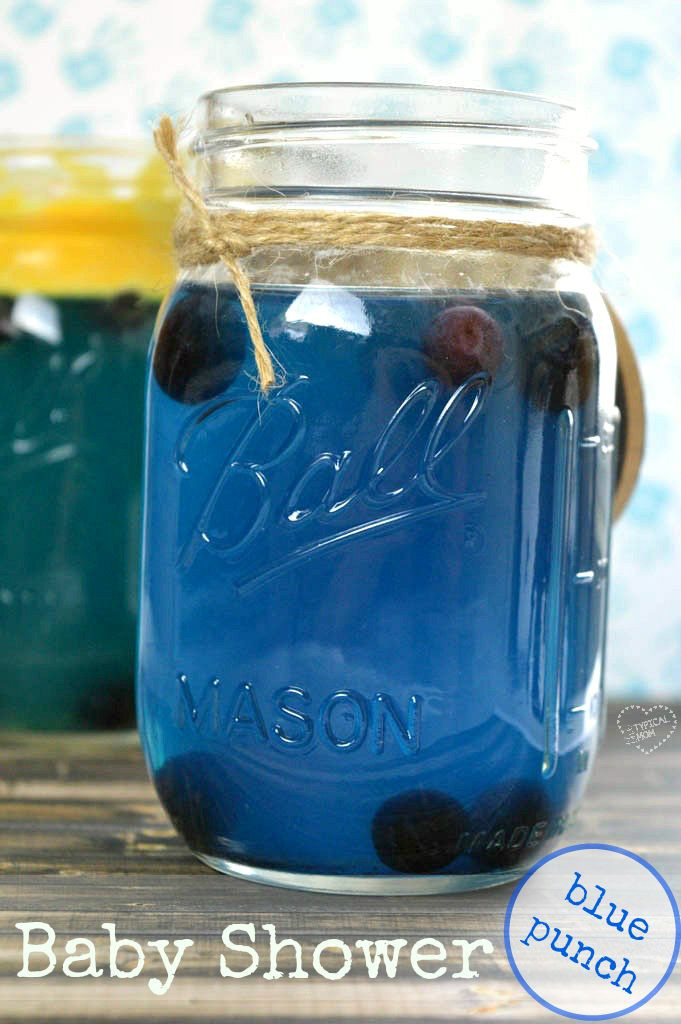 Simple Punch Recipes For Baby Showers
 EASY blue punch recipe for a baby shower or just a fun non