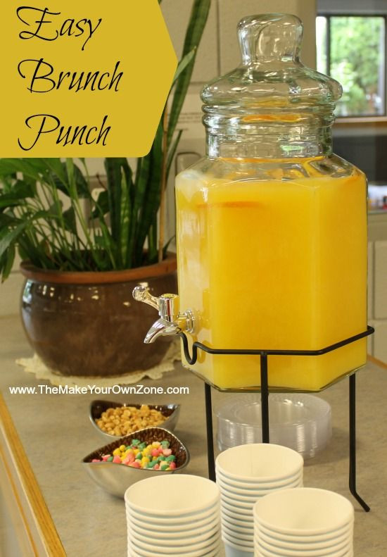 Simple Punch Recipes For Baby Showers
 Easy Punch Recipe for a Morning Brunch Shower Perfect