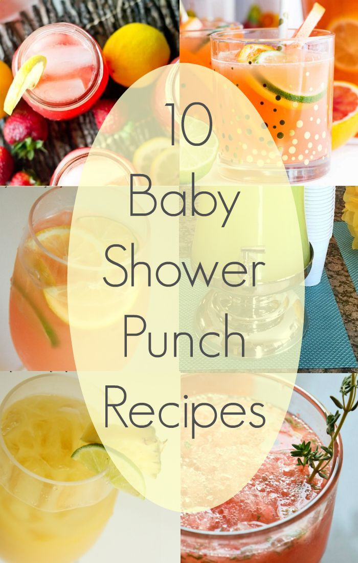 Simple Punch Recipes For Baby Showers
 Baby Shower Drinks