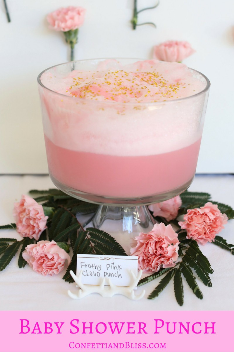 Simple Punch Recipes For Baby Showers
 Pretty in Pink Fabulous Frothy Baby Shower Punch