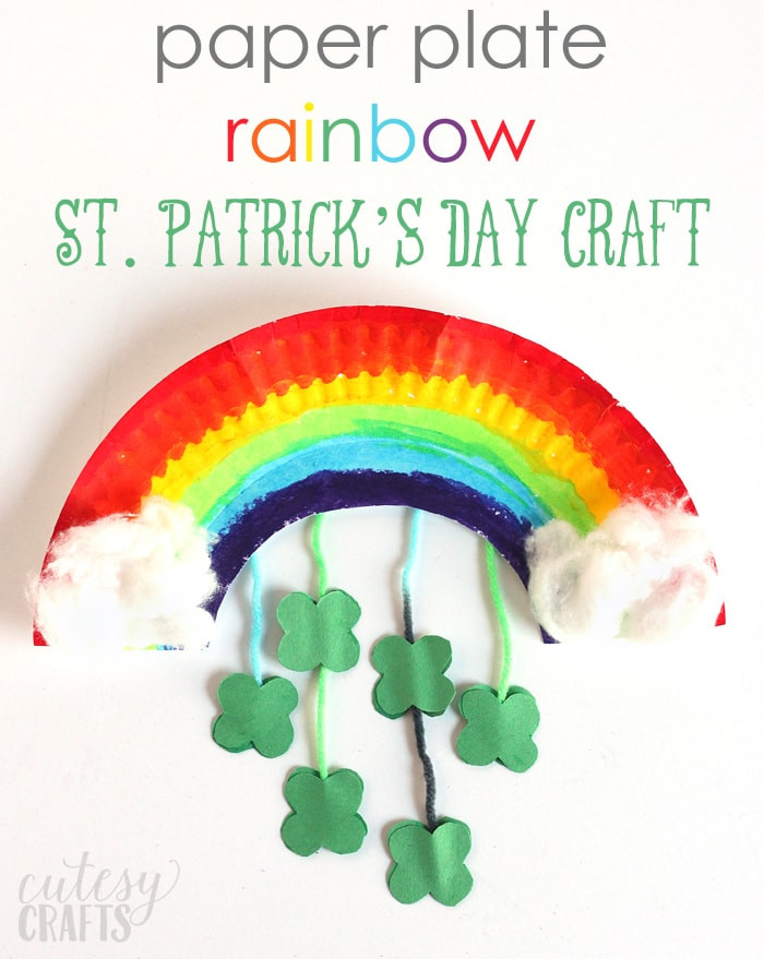 Simple St Patrick's Day Crafts
 Paper Plate Rainbow St Patrick s Day Craft and a GIVEAWAY