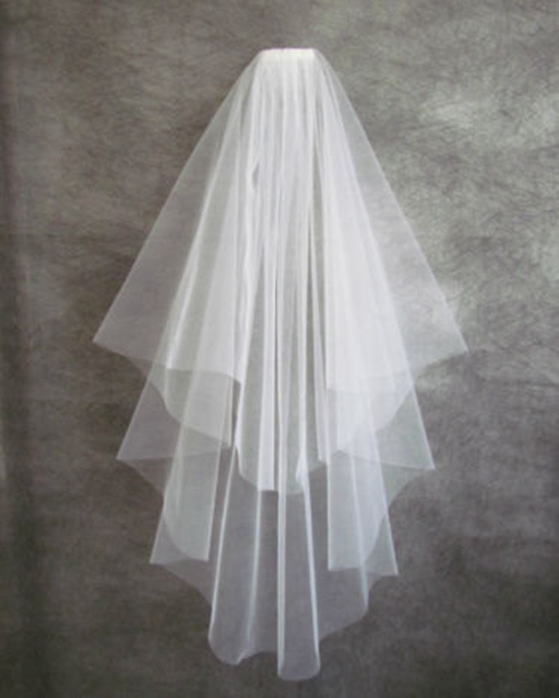 Simple Veils For Wedding
 New Simple Wedding Veil 2T Bridal Veil b Elegant