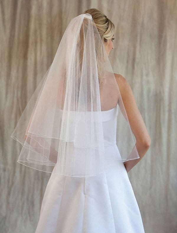 Simple Veils For Wedding
 Best 25 Simple wedding veil ideas on Pinterest