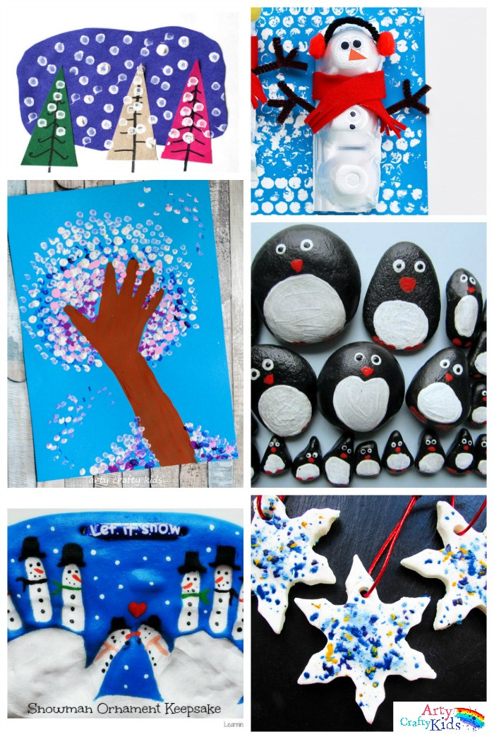 Simple Winter Craft For Kids
 16 Easy Winter Crafts for Kids Arty Crafty Kids