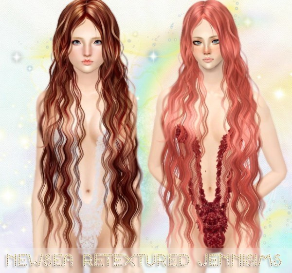 Sims 3 Female Hairstyles
 The Sims 3 Super long and curly hairstyle Newsea Hair