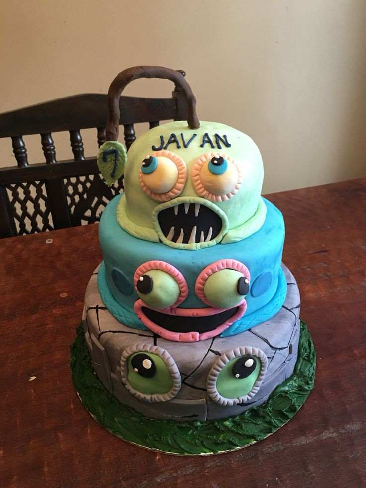 Singing Birthday Cake
 Javan s My Singing Monsters cake