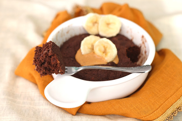 Single Serving Microwave Desserts
 Healthy Single Serving Chocolate Peanut Butter Banana