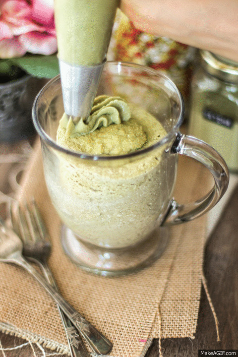 Single Serving Microwave Desserts
 Healthy Single Serving Matcha Microwave Cake with Matcha