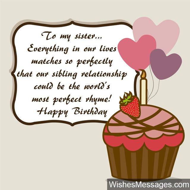 Sister Birthday Wishes
 Birthday Wishes for Sister Quotes and Messages