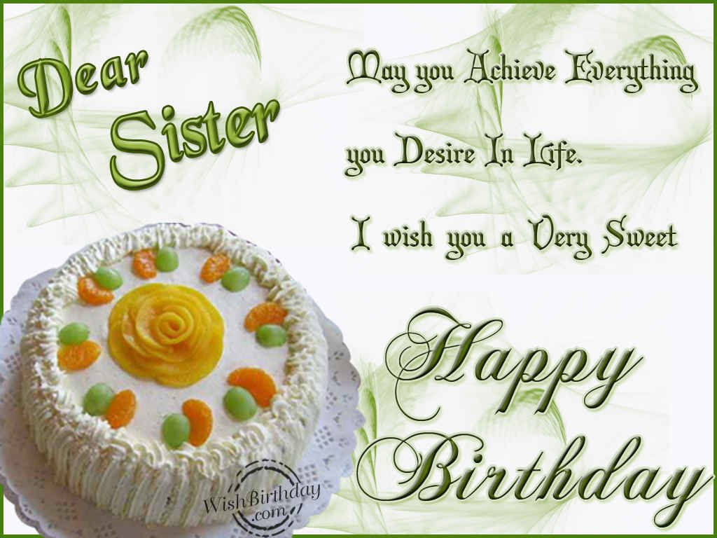 Sister Birthday Wishes
 20 Birthday Wishes For Sister Birthday Wishes Zone