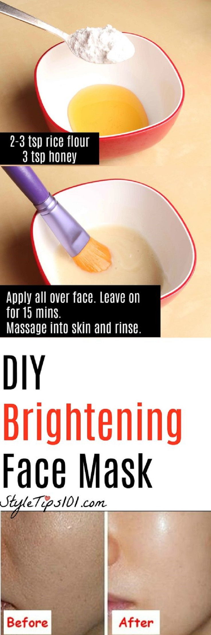Skin Brightening Mask DIY
 16 Re mended Skin Care Routine Tips and DIYs for A