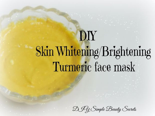 Skin Brightening Mask DIY
 DIY Skin Whitening Brightening Turmeric Face Mask Home