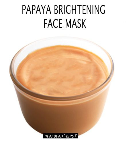 Skin Brightening Mask DIY
 Papaya Brightening Face mask