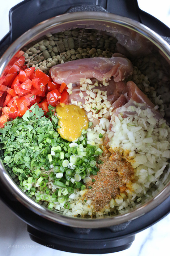 Skinnytaste Instant Pot Recipes
 Instant Pot Pressure Cooker Chicken and Lentil Soup
